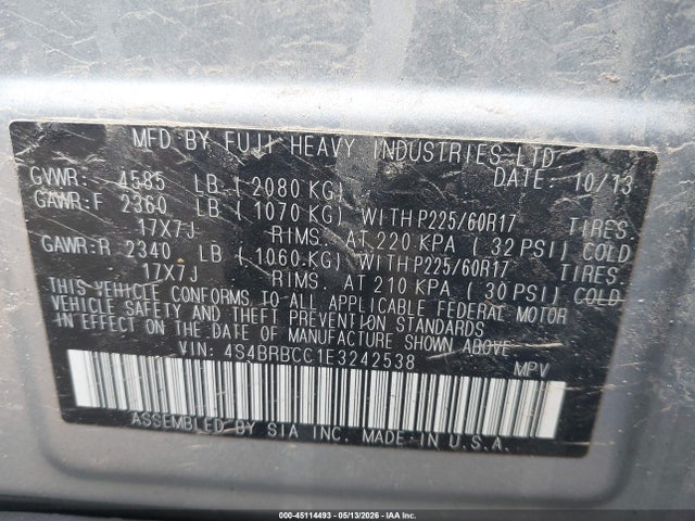 Subaru Outback 2.5i Premium