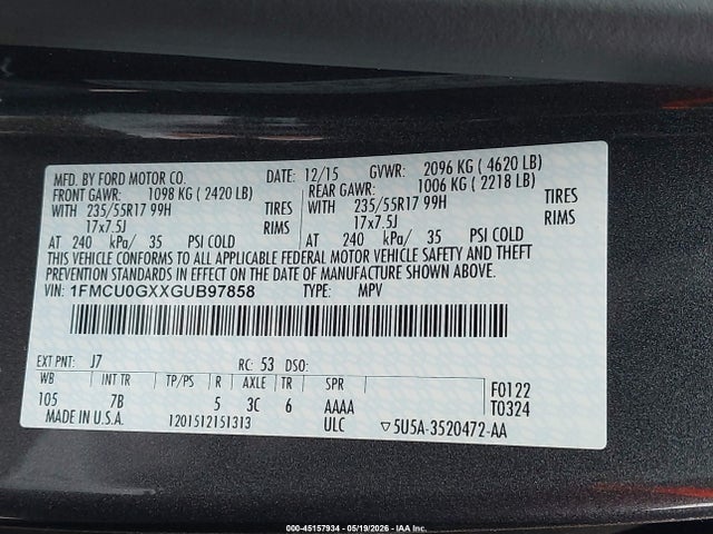 Ford Escape Se