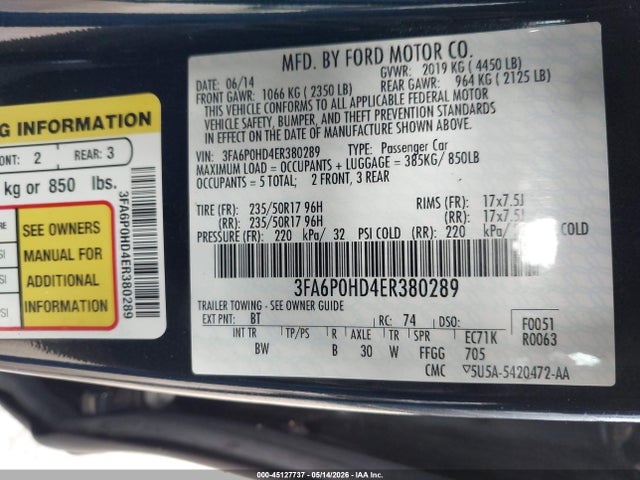 Ford Fusion Se
