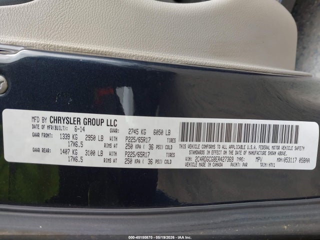 Dodge Grand Caravan Sxt