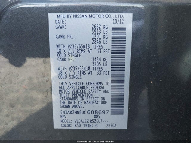 Nissan Pathfinder Sv