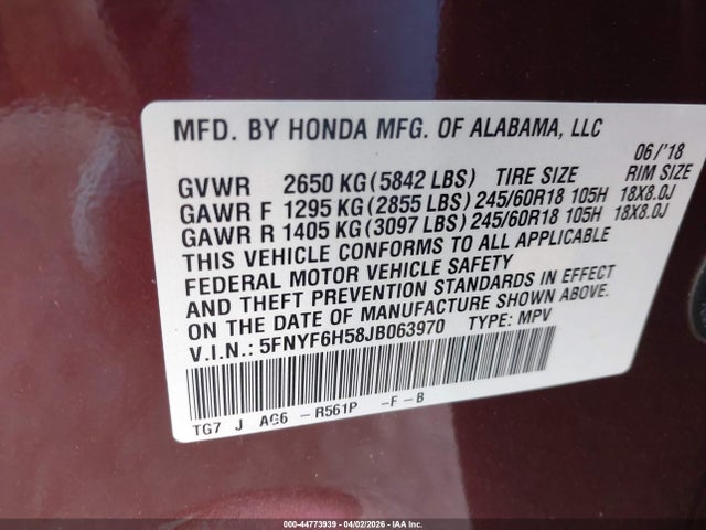 Honda Pilot Ex-l