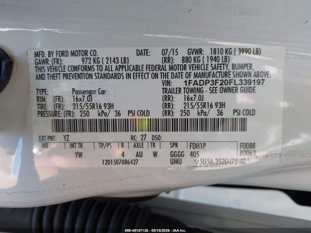 Ford Focus Se