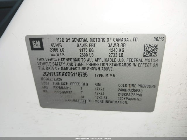 Chevrolet Equinox 1lt