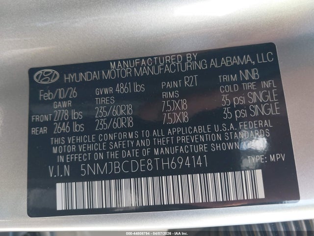 Hyundai TUCSON Sel