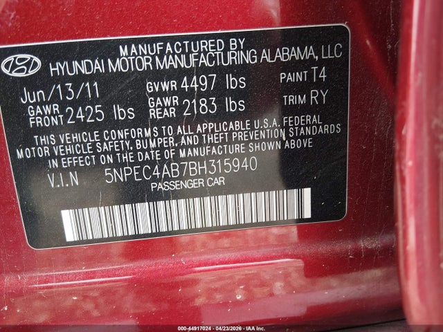 Hyundai SONATA Se 2.0t