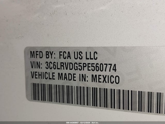 Ram Promaster High Roof 159 Wb
