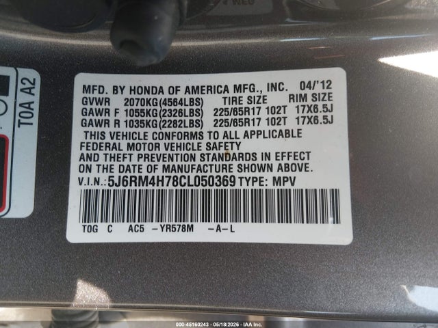 Honda CR-V Ex-l