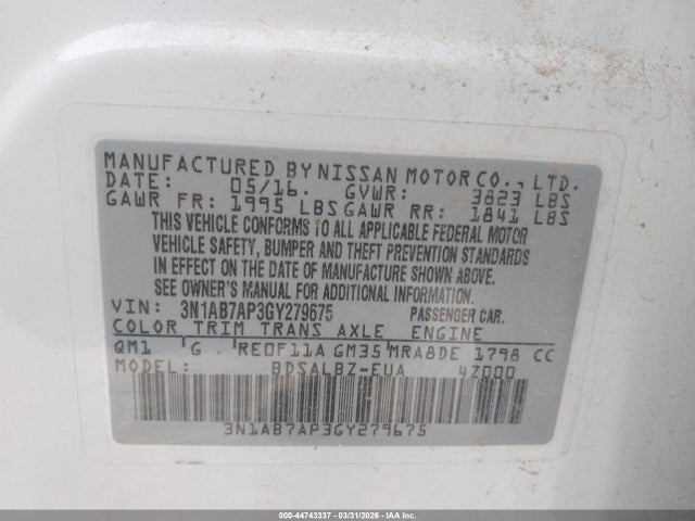 Nissan Sentra S
