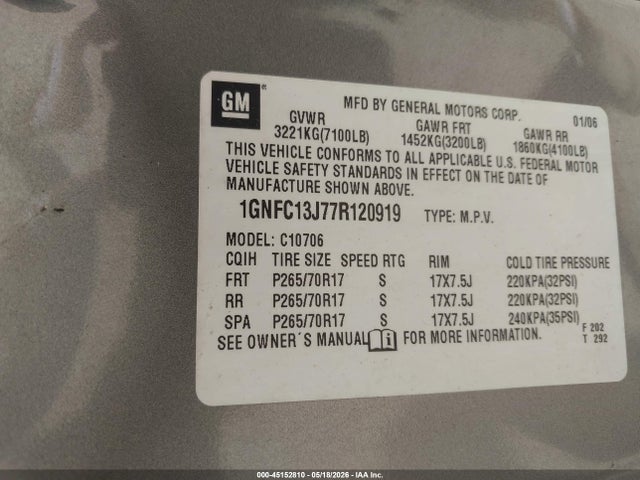 Chevrolet Tahoe Ls