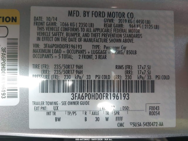 Ford Fusion Se