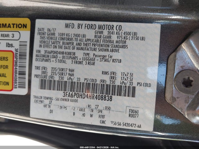 Ford Fusion Se