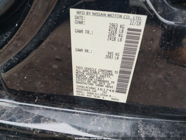 Nissan Altima 2.5 Sr