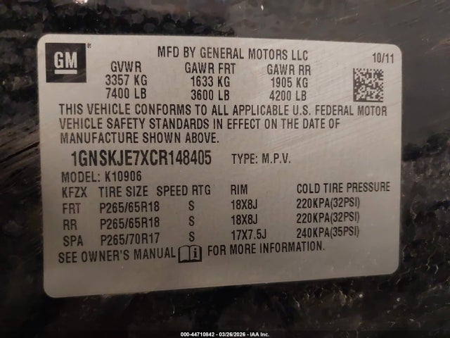 Chevrolet Suburban 1500 Lt