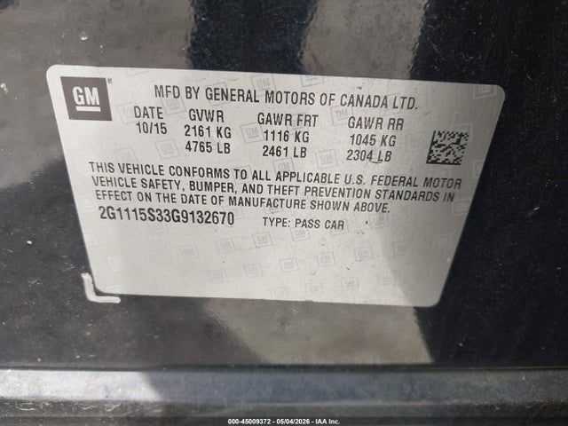 Chevrolet Impala 2lt