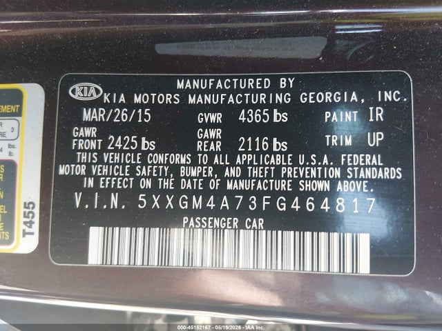 Kia Optima Lx