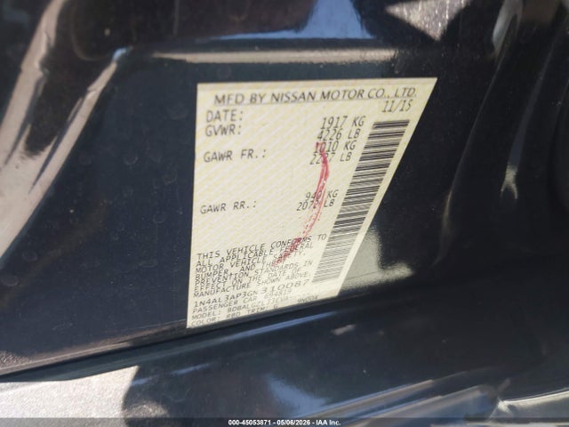Nissan Altima 2.5 S