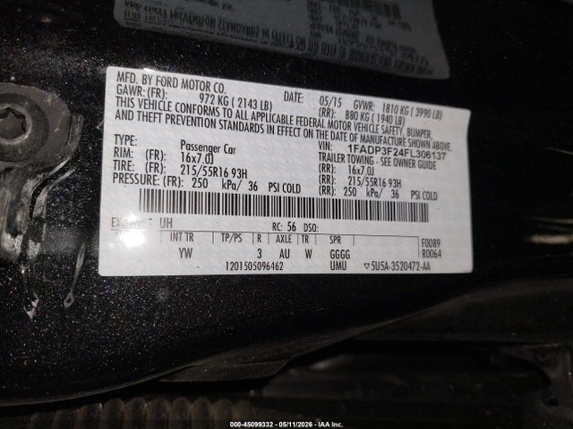 Ford Focus Se