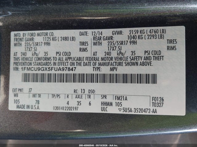 Ford Escape Se