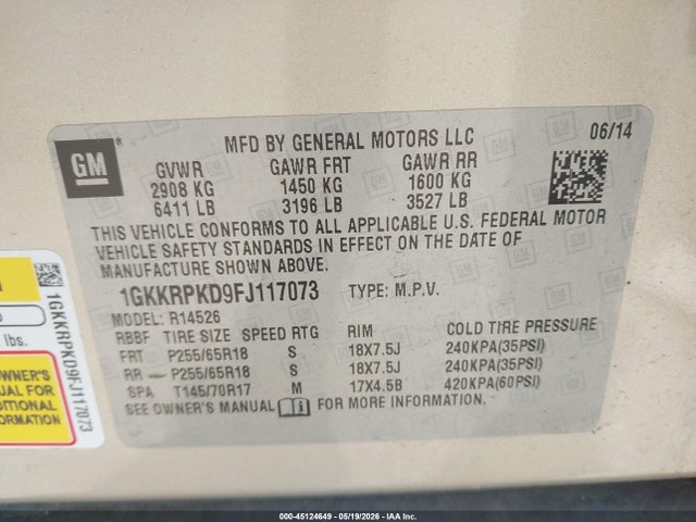 GMC Acadia Sle-2