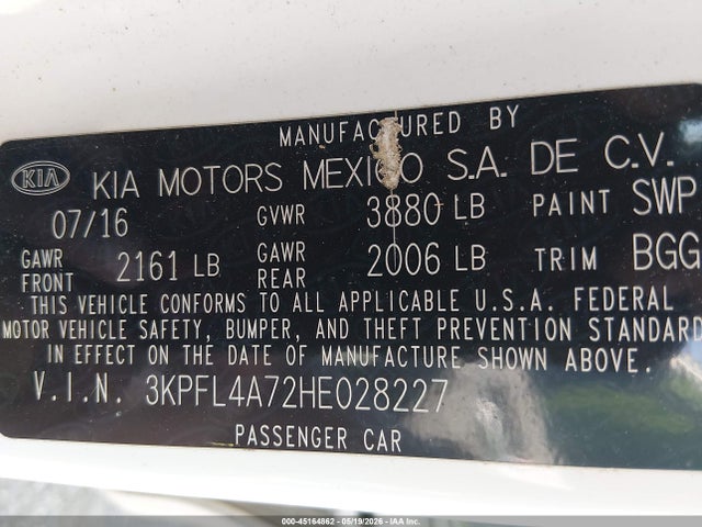 Kia Forte Lx