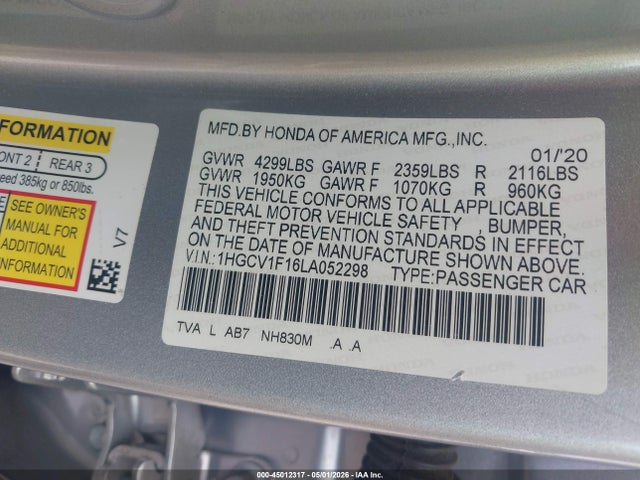 Honda Accord Lx