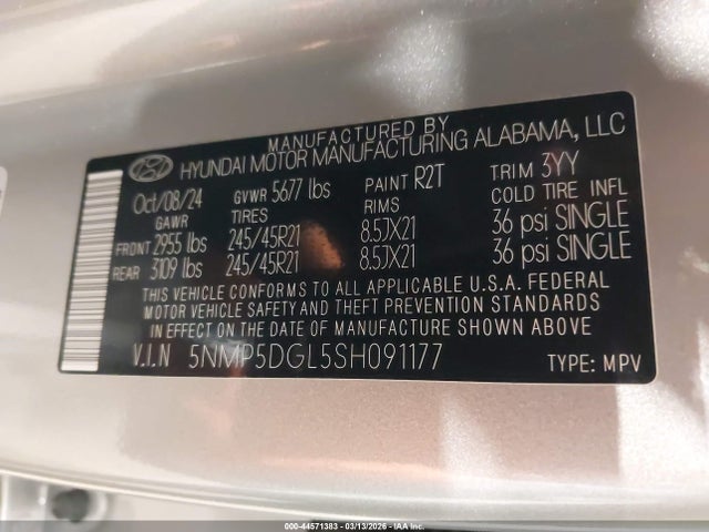 Hyundai SANTA FE Calligraphy