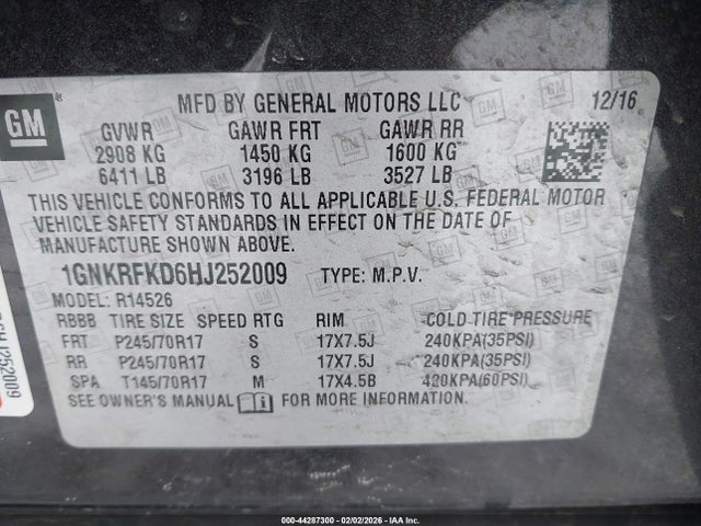 Chevrolet Traverse Ls