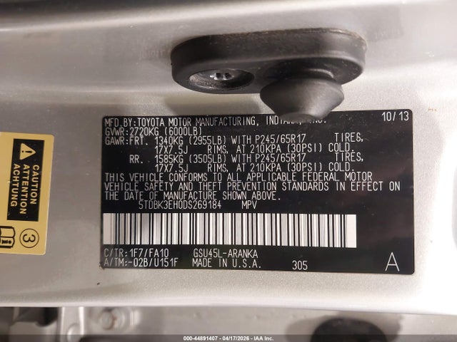 Toyota Highlander Base Plus V6