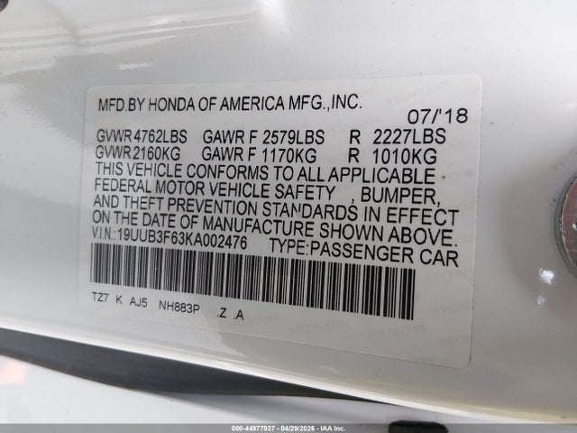 Acura TLX Tech   A-spec Pkgs
