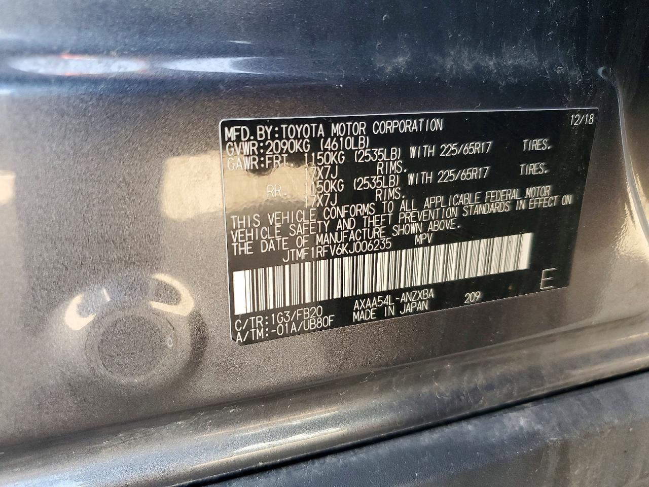 Toyota RAV4 Le