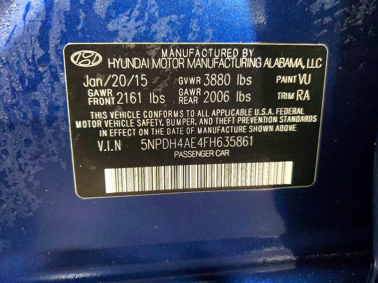 Hyundai ELANTRA Se