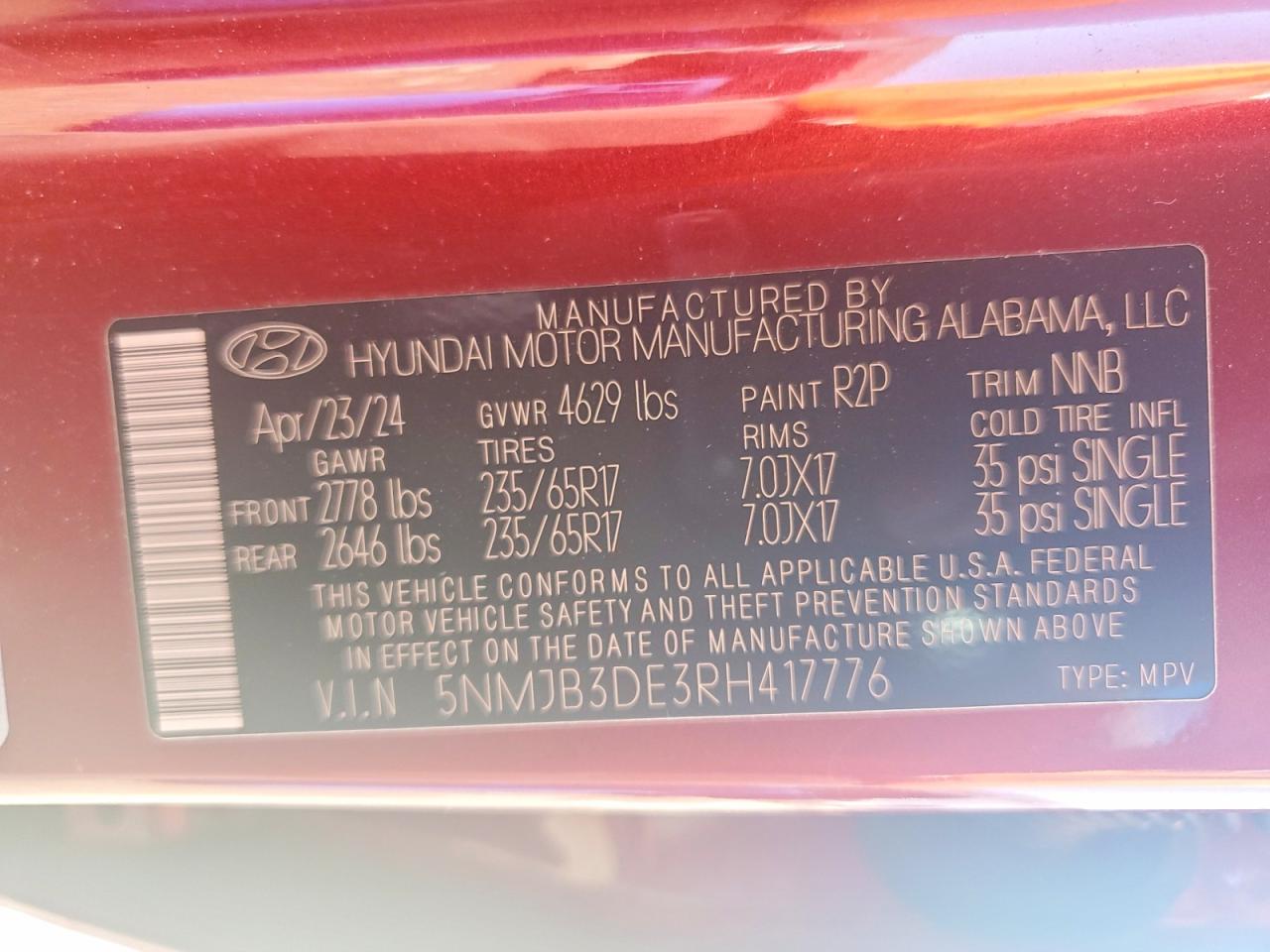 Hyundai TUCSON Sel