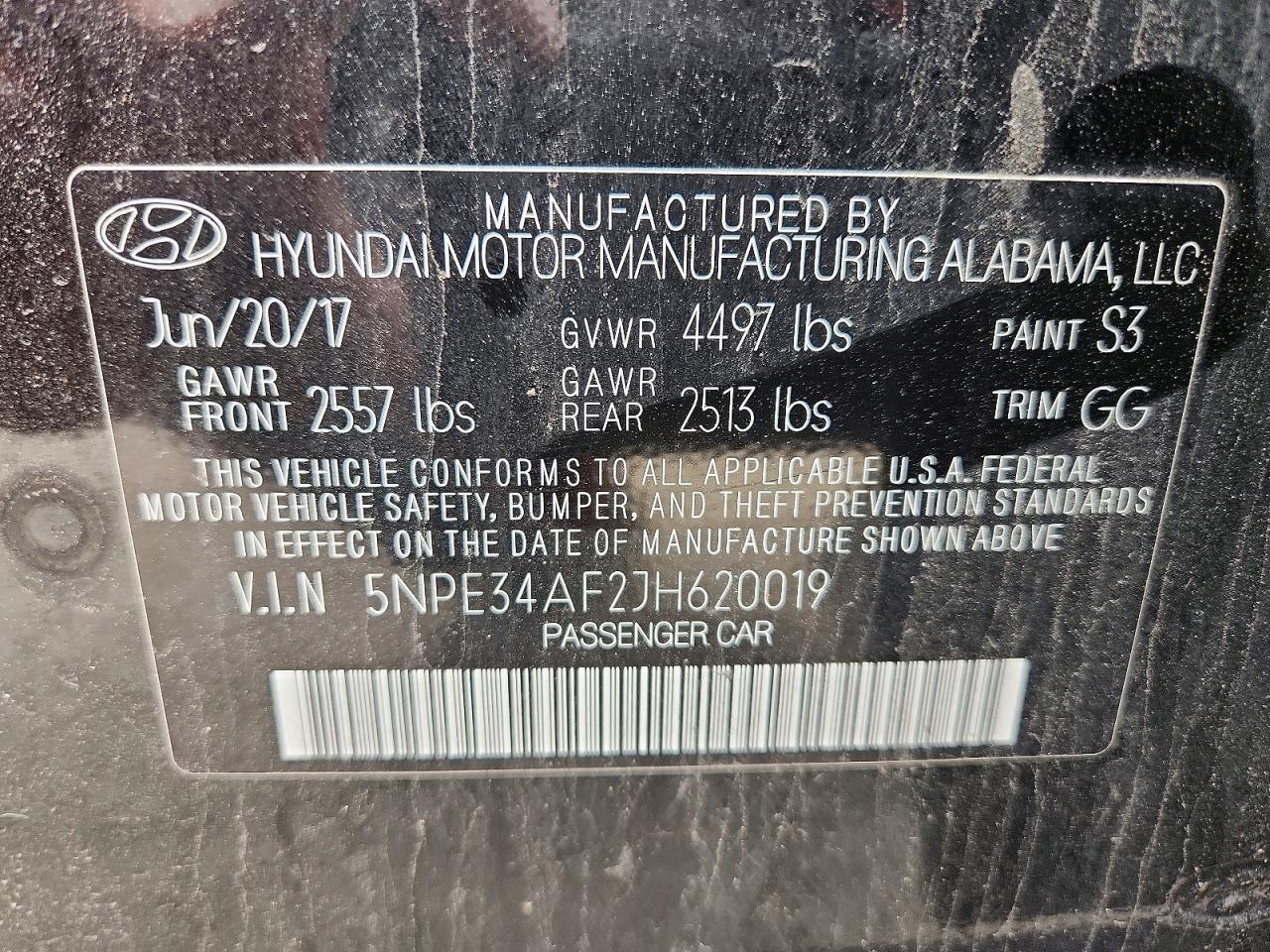 Hyundai SONATA Sel