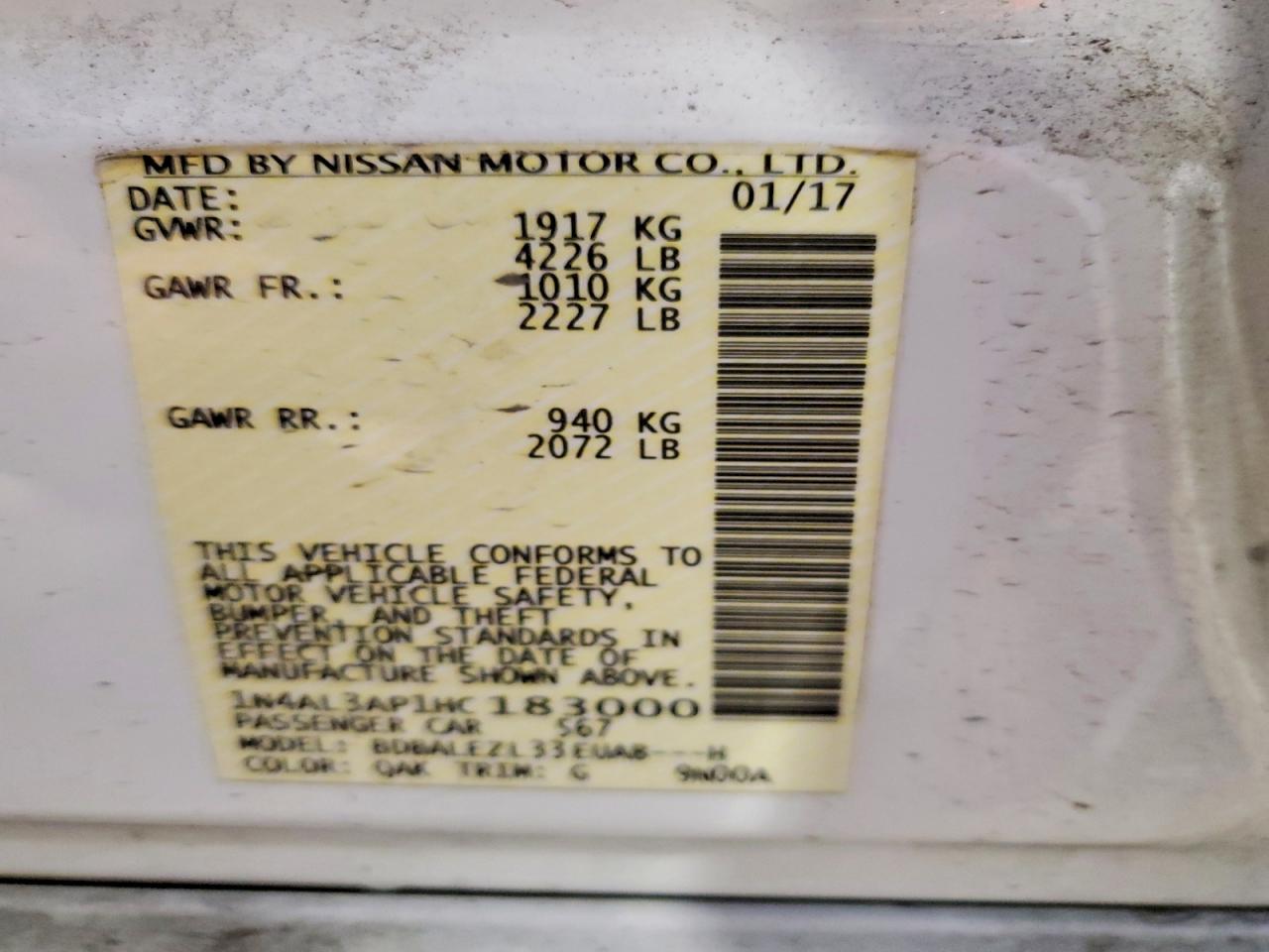 Nissan Altima 2.5 S