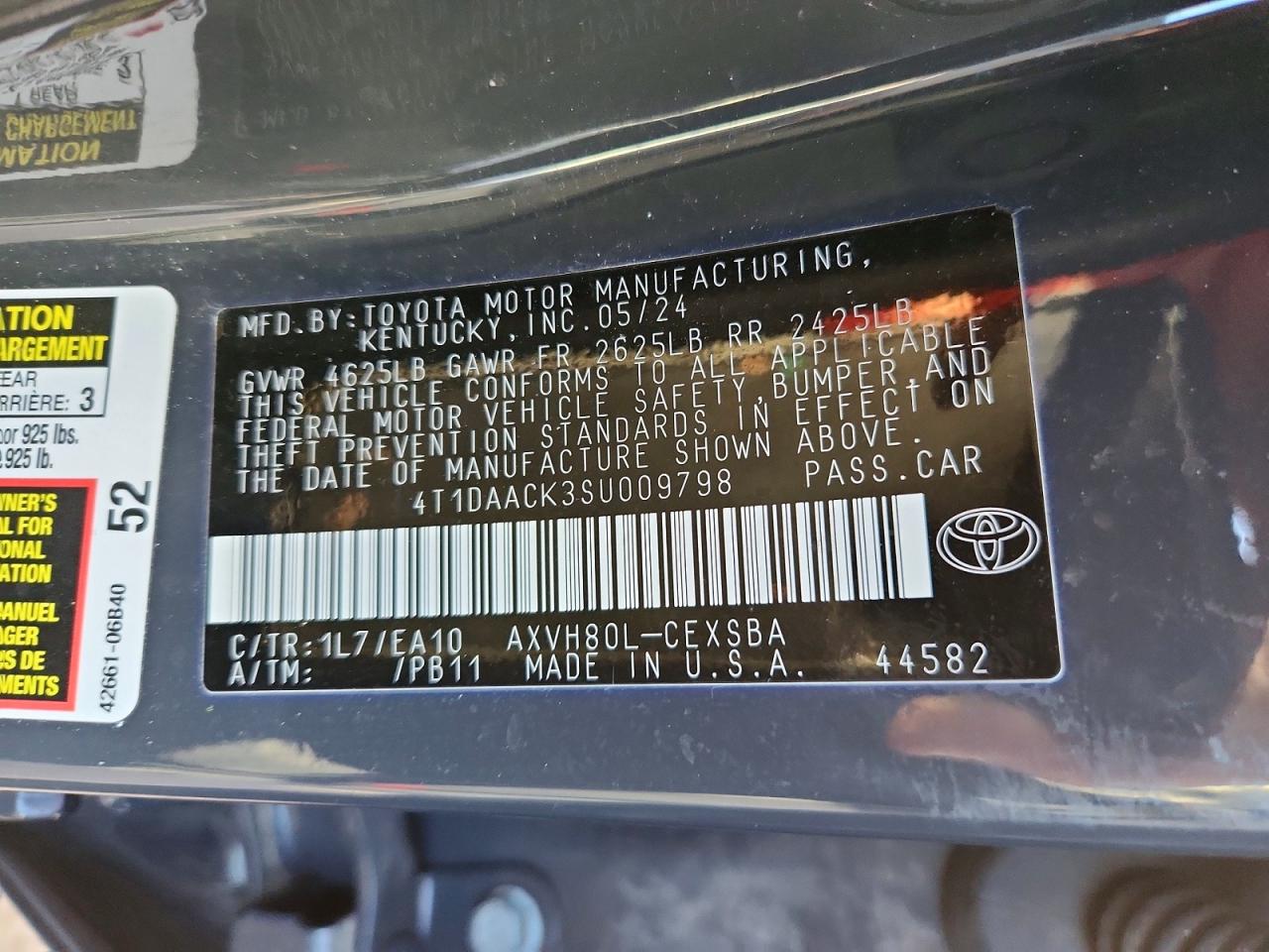 Toyota Camry Se