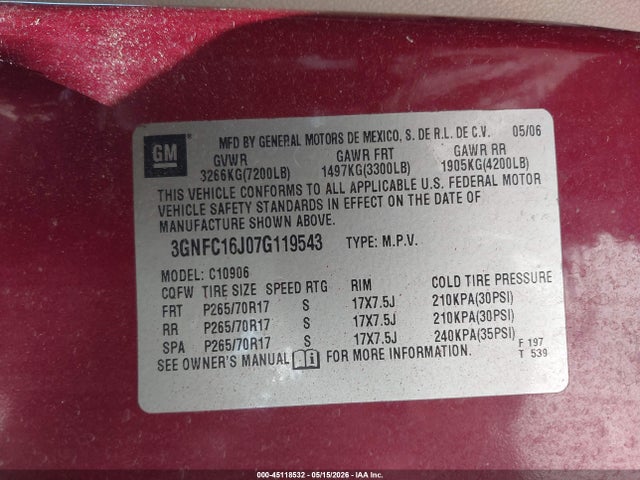 Chevrolet Suburban 1500 Lt