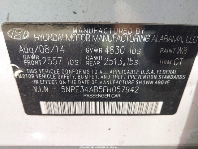 Hyundai SONATA Sport 2.0t