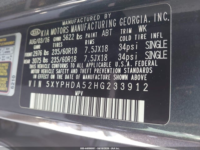 Kia Sorento 3.3l Ex