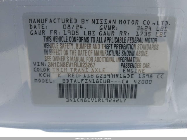 Nissan Versa 1.6 Sv