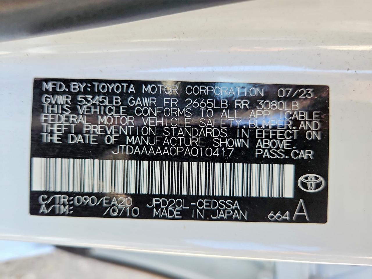 Toyota Mirai Xle