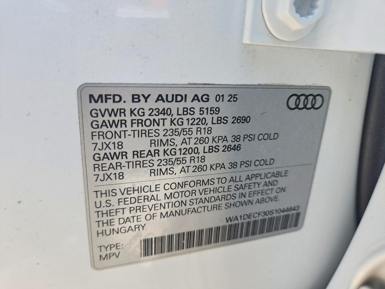 Audi Q3 Premium S Line 45