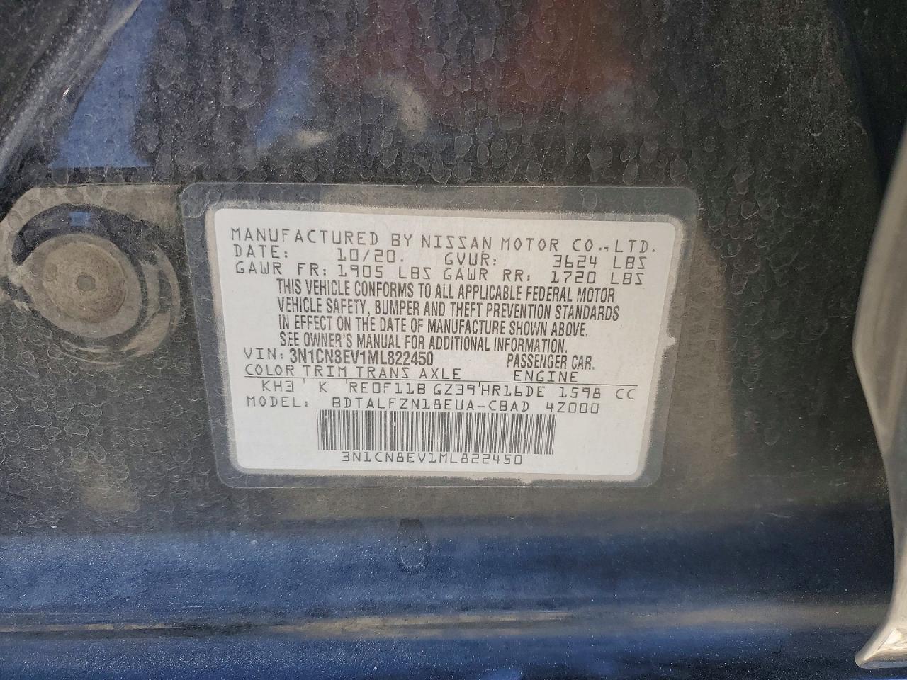 Nissan Versa Sv