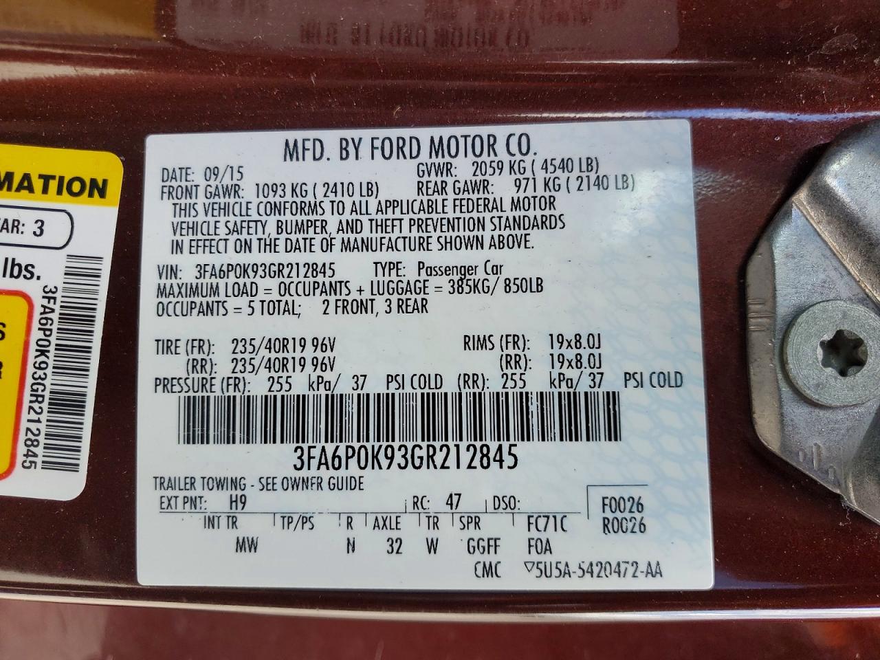 Ford Fusion Titanium