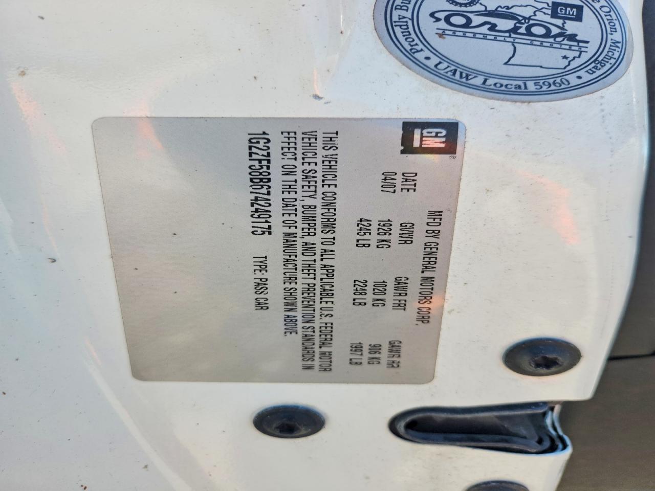 Pontiac G6 Value Leader