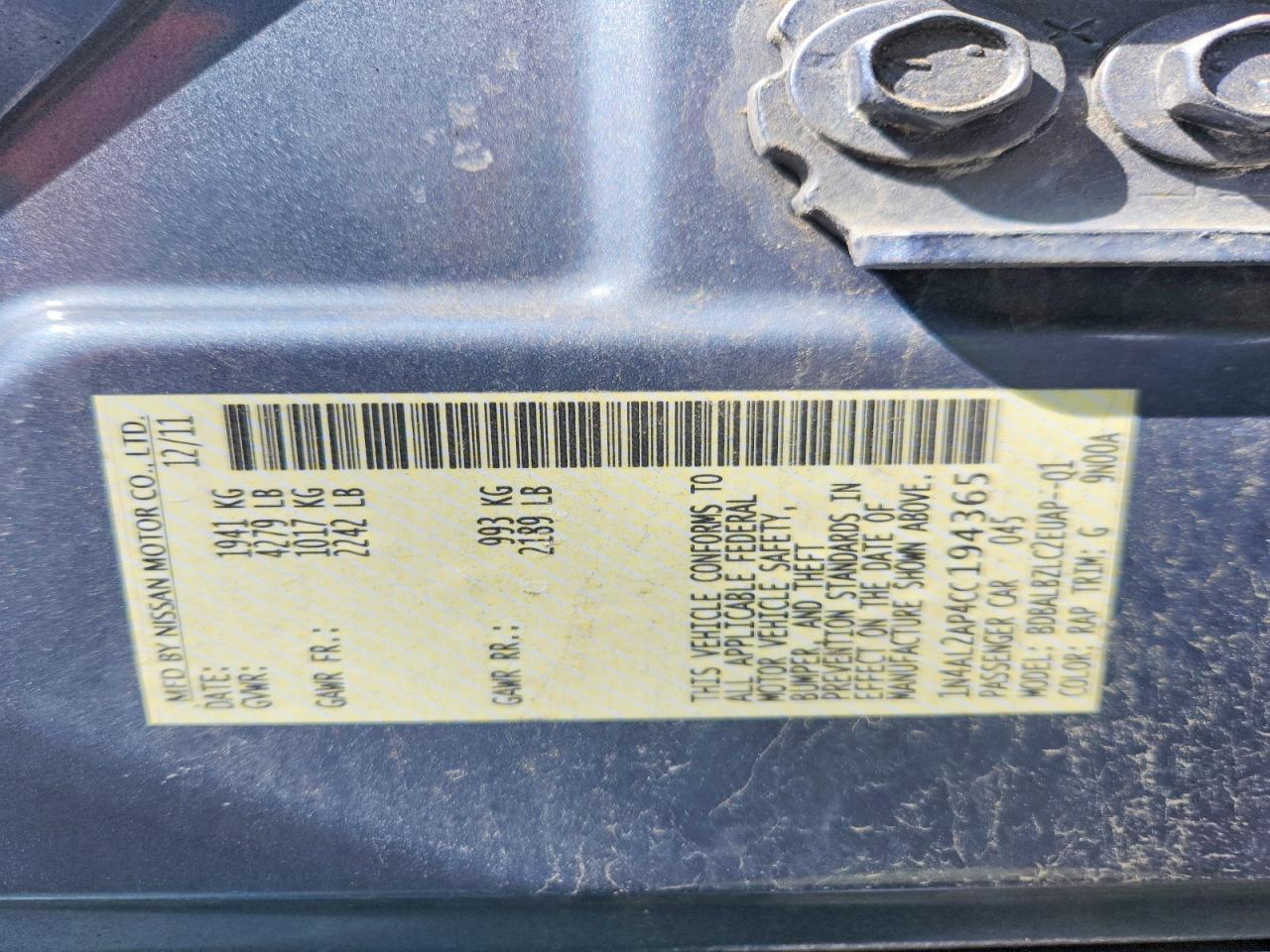 Nissan Altima 2.5
