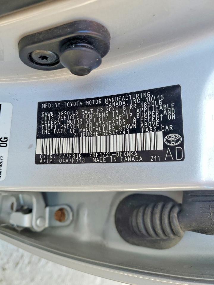 Toyota Corolla Le
