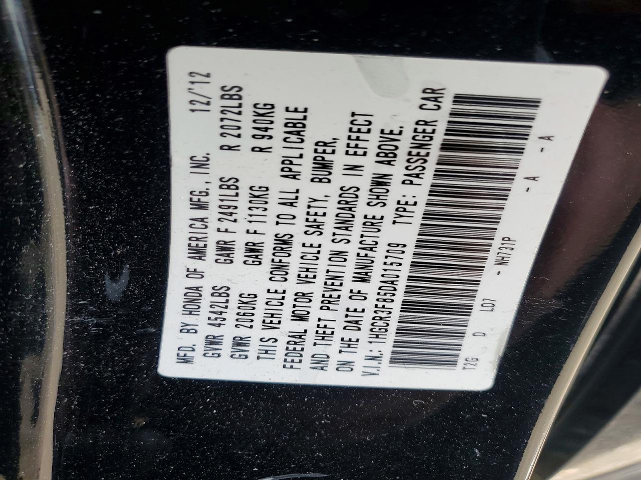 Honda Accord Exl