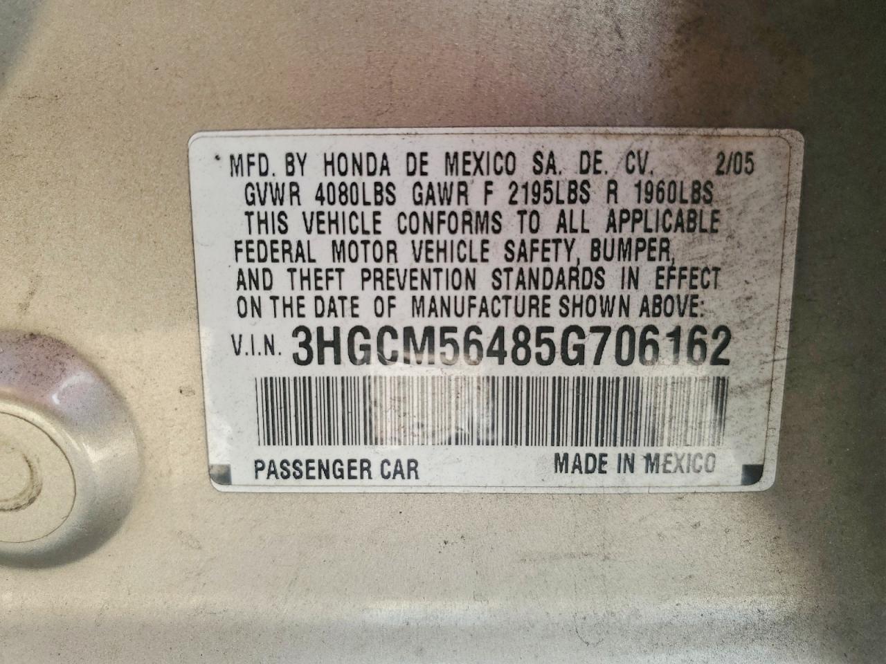 Honda Accord Lx