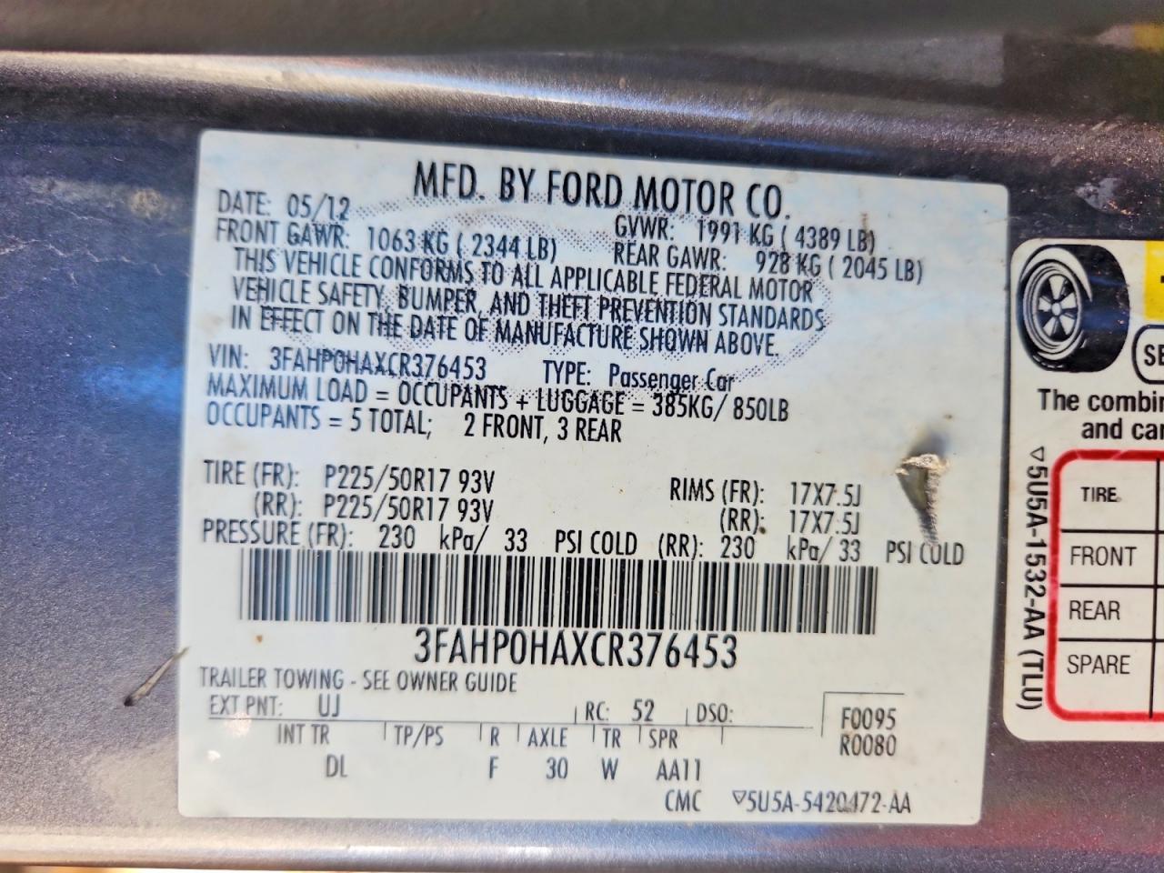 Ford Fusion Se